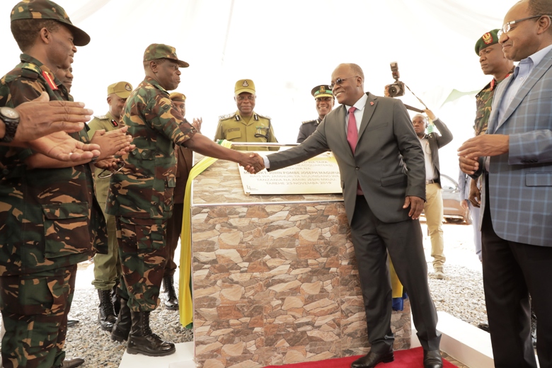 Rais Dkt. John Magufuli azindua Ujenzi wa Makao Makuu ya Ulinzi wa Taifa
