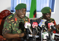 Mkuu wa Tawi la Mafunzo na Utendaji Kivita Jeshini aongea na waandishi wa habari