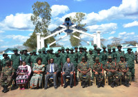 Waziri wa Ulinzi na JKT Mh. Dkt. Hussein Mwinyi akabidhi ukuta 